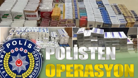 Mersin'de Binlerce Paket Kaçak Sigara ve Nargile Tütünü İle Makaron Sigara Ele Geçirildi!