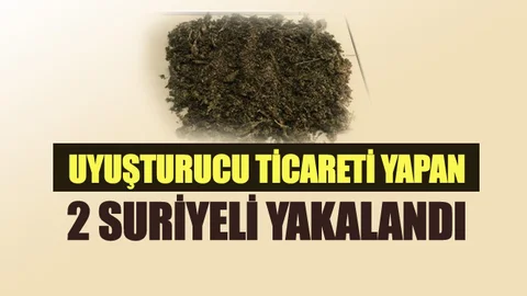Mersin'de Uyuşturucu Ticareti Yapan Suriye Uyruklu Şahıslar Yakalandı