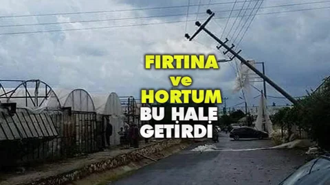 Mersin Erdemli’de Şiddetli Fırtına ve Hortum Felaketi Yaşandı! Erdemli Belediye Başkanı Tollu Bölgede