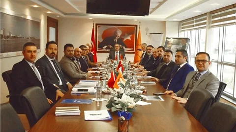 Vali Su Mersin-Tarsus OSB Müteşebbis Heyeti Toplantısı’na Başkanlık Etti