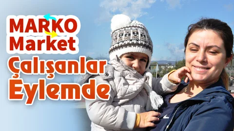 Makro Market Çalışanları Eylemde
