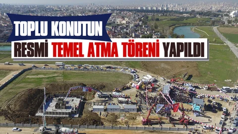 472 Dairelik Toplu Konut Projesinin Temeli Törenle Atıldı