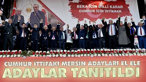 Cumhur İttifakı Adayları El Ele, Mersinlilerle Buluştu