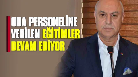Tarsus Ticaret Borsası Personeline Kurumsal Gelişime Yönelik Verilen Eğitimler Devam Ediyor