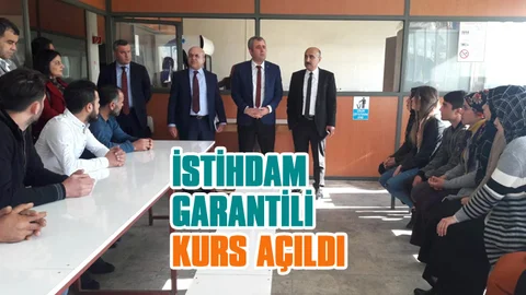 İstihdam Garantili Kurs Açıldı
