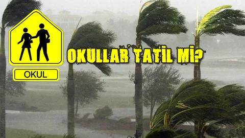 Mersin'de Okullar Tatil Mi?