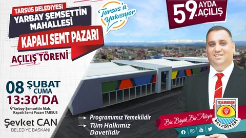 Başkan Can, Hizmetlerini Tek Tek Tarsusluların Hizmetine Sunmaya Devam Ediyor