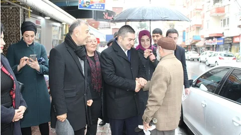 Cumhur İttifakı Yenişehir Adayı Bekir Topçu Durmak Bilmiyor