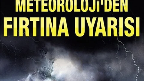 Orta ve Doğu Akdeniz’de Fırtına Bekleniyor!