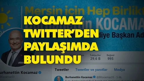 Burhanettin Kocamaz Twitter Üzerinden Açıklama Yaptı
