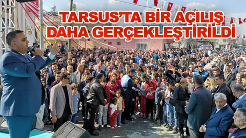 Mersin Tarsus Barbaros Mahallesi Ahmet Gamgam Cami ve Taziye Evi Törenle İbadete Açıldı