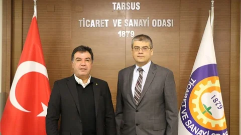 Tarsus Üniversitesi Rektörü Aydın'dan, TSO'ya Ziyaret