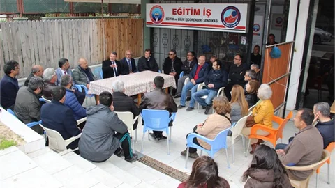 Silifke Belediye Başkanı Dr. Mustafa Turgut’tan Eğitim-İş Sen’e ziyaret