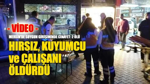 Kuyumcudaki 2 Cinayetle Biten Soygun Anı (VİDEO)