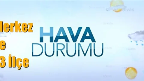 1 Mart 2019 İtibariyle 5 Günlük Mersin ve İlçelerine Ait Hava Durumu Tahminleri