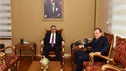 İsveç Fahri Konsolosu, Vali Ali İhsan Su’yu Ziyaret Etti