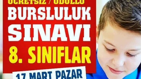 Özel Tarsus Çukurova Okulları 8. Sınıflar İçin Ücretsiz Ödüllü Bursluluk Sınavı Düzenliyor