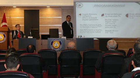 ÇKA Bilgilendirme Toplantısı Tarsus Ticaret ve Sanayi Odasında Yapıldı