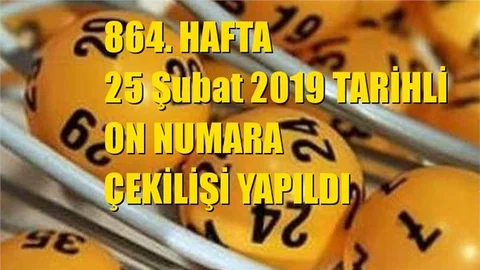 On Numara Sonuçları 25 Şubat 2019 Tarihli Kazandıran Sayılar