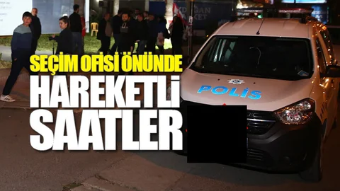 Seçim Ofisi Önünde Şüpheli Paket Hareketliliği