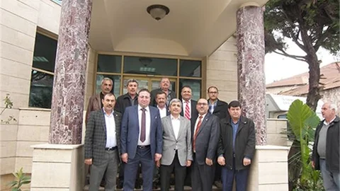 Taşkın ve Özkan, Ziraat Odası Başkanı Veyis Avcı’yı Ziyaret Etti