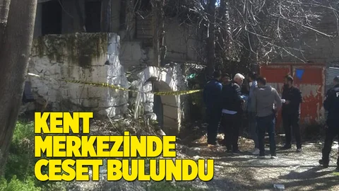 Mersin'in Tarsus İlçesi Kent Merkezinde Erkek Cesedi Bulundu