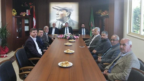 Tarsus Ticaret Borsası Heyetinden, Yeni Göreve Gelen Tarsus Ziraat Odası Yönetimine Ziyaret