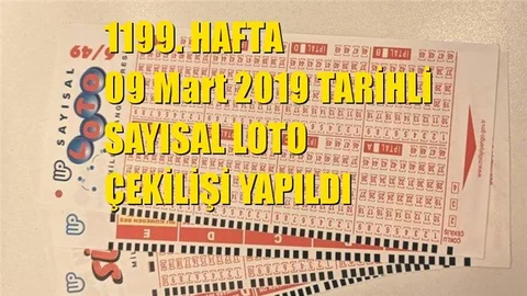 Sayısal Loto Sonuçları 09 Mart 2019 Tarihli Çıkan Sayılar: 08 - 18 - 29 - 43 - 45 - 49