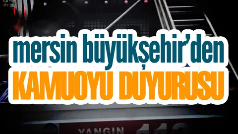 Büyükşehir'den Kamuoyu Duyurusu