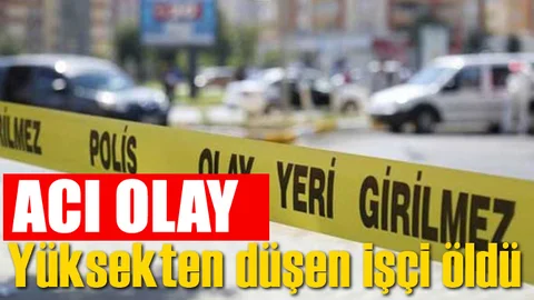 Fabrika Kurulumunda Çalışan İşçi Yüksekten Düştü