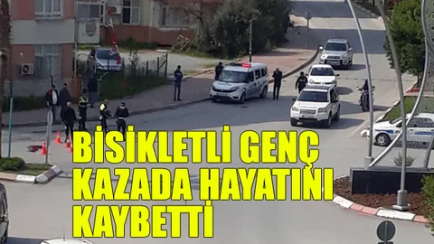 Bisikletli Genç Kazada Hayatını Kaybetti