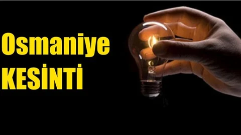 Osmaniye Elektrik Kesintisi 18 Mart Pazartesi