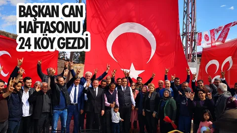 Başkan Can Haftasonu 24 Köy Gezdi, Başkan Can, “Rehavete Kapılmayacağız”