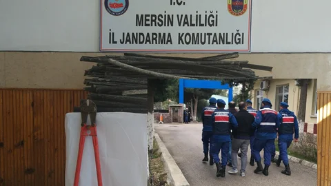 Kablo Hırsızlarını Jandarma Yakaladı