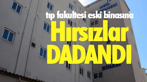 Eski Binaya Hırsızlar Dadandı