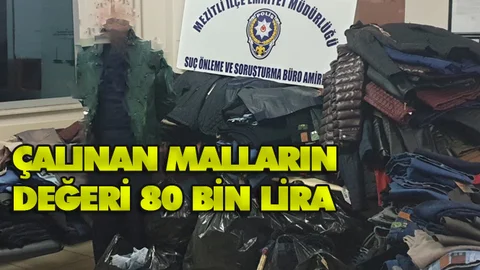 Giyim Mağazasından Çalınan Malların Değeri 80 Bin Lira