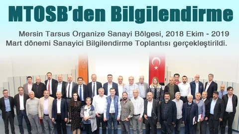 MTOSB Sanayici Bilgilendirme Toplantısı Gerçekleştirildi