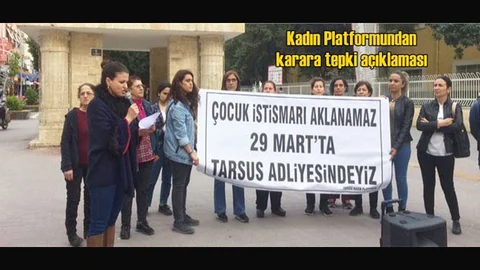 Tarsus'ta Görülen Cinsel Taciz Davasında “Tutuksuz Yargılamaya” Bir Tepki Daha