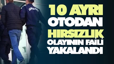10 Ayrı Otodan Hırsızlık Olayına Karışan Şahıs Yakalandı