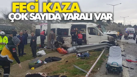 Feci Kaza: 1 Kişi Hayatını Kaybetti, Çok Sayıda da Yaralı Var