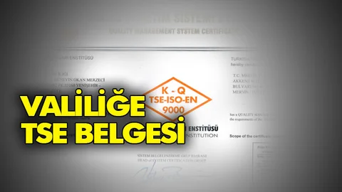 Mersin Valiliğine Yeni Önemli Belge