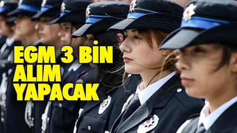 EGM 3 Bin Alım Yapacak, Duyuru 3 Nisan da Yayınlandı