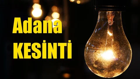 Adana Elektrik Kesintisi 6 Nisan 2019 Cumartesi