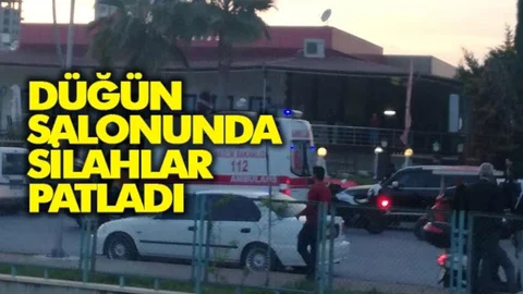 Düğün Salonunda Silahlı Bıçaklı Kavga