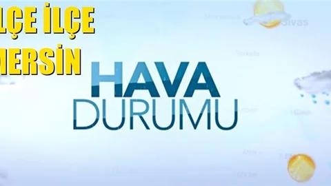 Mersin Geneli 5 Günlük Hava Durumu Tahminleri