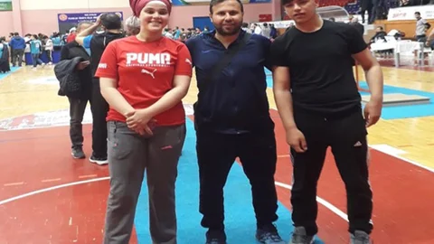 Tarsuslu Bilek Güreşçisi Öğrenci Sarıkaya Tarsus’un Gururu Oldu