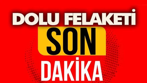 Mersin'de Dolu Felaketi