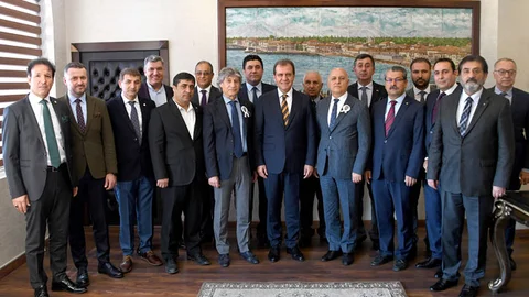 MTSO’dan Başkan Seçer’e Hayırlı Olsun Ziyareti