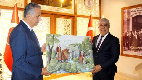 Silifke Belediye Başkanı Mücahit Aktan’dan Kaymakam Şevket Cinbir’e Ziyaret