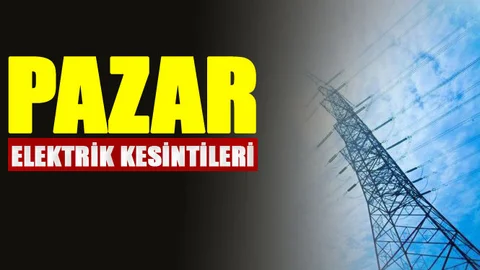 Mersin Elektrik Kesintisi 21 Nisan 2019 Pazar Günü
